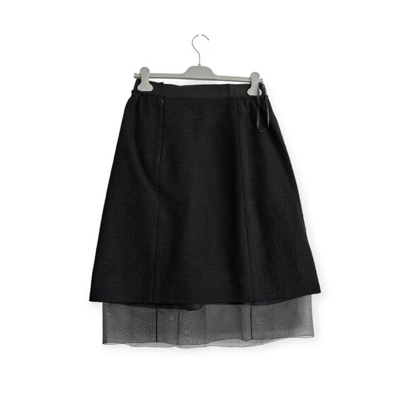 NWT MARC JACOBS Collection black skirt with tulle detail, Size 8 - Picture 2 of 16